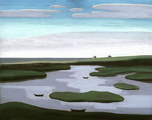 Salt Marshes at High Tide