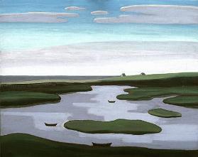 Salt Marshes at High Tide