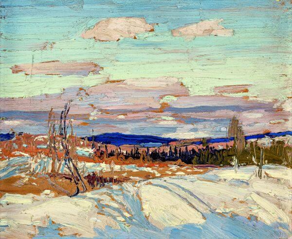 Winter: Sketch for In Algonquin Park