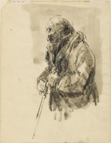 Old Man With Cane