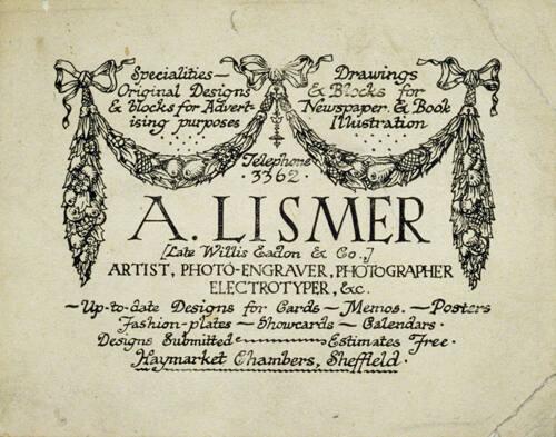 A. Lismer Business Card