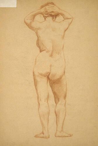 Untitled (standing female nude)