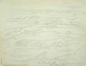 Atnuk Lake, Coppermine River (R); Untitled (four sketches) (V)