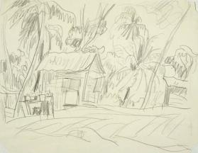 Untitled (cottages, trees - Tobago?)