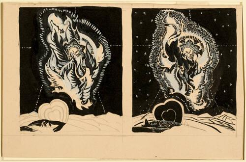 Studies for The Burning Babe