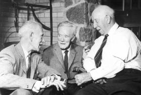 A.J. Casson, F.H. Varley and A.Y. Jackson at the McMichael Gallery, c.1960s
McMichael Canadian…