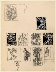 Page of Studies for Thorn-apple Tree