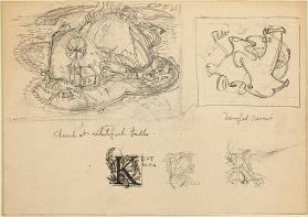 Page of studies with Church at Whitefish Falls