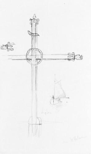 Study of a Sanctuary (R); Untitled (landscape study) (V)