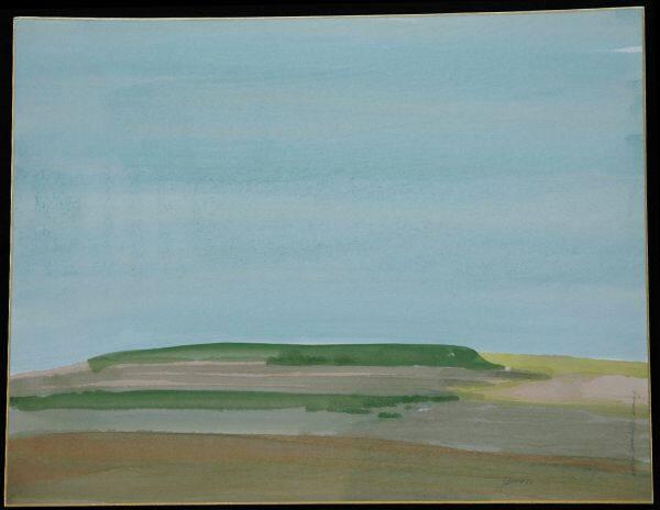 West of Drumheller, Evening