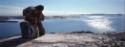 Inuksuviniq (remains of a very old inuksuk) between Kiattuuq and Itilliarjuk.
Southwest Baffin…