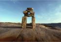 An unique inunnguaq at Kiattuuq.
Southwest Baffin Island, Nunavut, 1989

The Norman Hallendy…