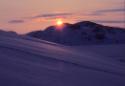 Sunset in the Dorset area. 
Cape Dorset, Southwest Baffin Island, Nunavut, 1990

The Norman …