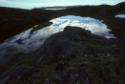 Reflections in the Dorset area. 
Southwest Baffin Island, Nunavut, 1999

The Norman Hallendy…