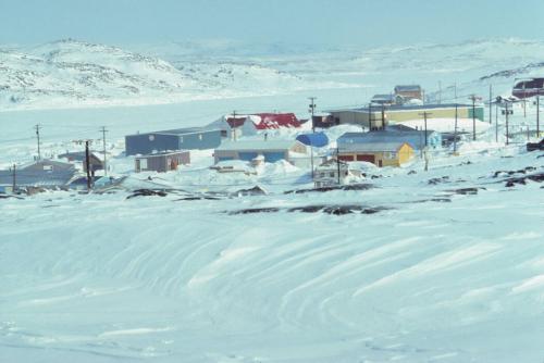 The hamlet of Kinngait (Cape Dorset). 
Southwest Baffin Island, Nunavut, 19940

The Norman H…