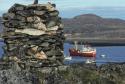 Sealift supply ship. 
Cape Dorset, Southwest Baffin Island, Nunavut, 1989

The Norman Hallen…