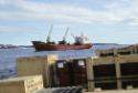 The annual sealift in Kinngait (Cape Dorset).
Southwest Baffin Island, Nunavut, 1989

The No…