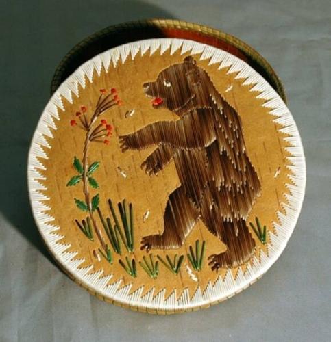 Sewing Box (bear motif)