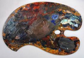 Palette used by Tom Thomson (1877 - 1917)