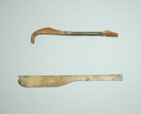 Metal tools--scraper and burnisher?