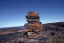 Inuksutuqaaluk (an ancient inuksuk) at Andrew Gordon Bay.
Southwest Baffin Island, Nunavut, 19…