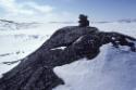 Inuksuk in the Tellik Bay area.
Southwest Baffin Island, Nunavut, 1994

The Norman Hallendy …