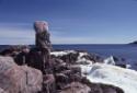 Inuksuk in the Negus Bay area.
Southwest Baffin Island, Nunavut, 1997

The Norman Hallendy C…