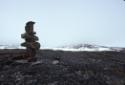 An inunnguaq on a small island at Itilliarjuk.
Southwest Baffin Island, Nunavut, 1995

The N…