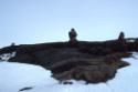 Inuksuk on a small island at Itilliarjuk.
Southwest Baffin Island, Nunavut, 1995

The Norman…