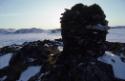 Inuksullarik (an ancient and very important inuksuk built by the Tuniit).
Cape Dorset, Southwe…