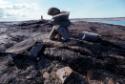 Inutsuliutuinnaqtuq (inuksuk which is built to pass the time where one waits) at the 
Tukilik …