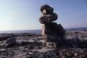 Inuksuk at Inuksugalait, an ancient site consisting of over one hundred inuksuit. 
Enukso Poin…