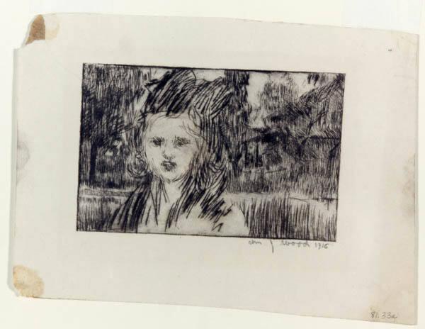 Portrait of a Woman with Hat
