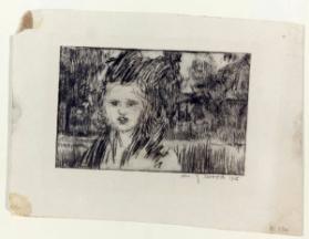 Portrait of a Woman with Hat