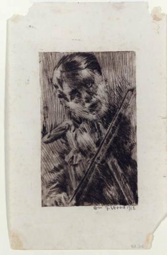 Man Playing the Violin
