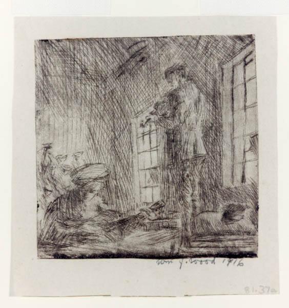 Two Musicians in the Bunkhouse