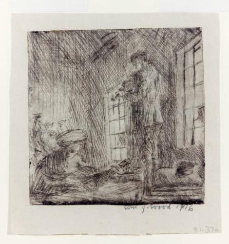 Two Musicians in the Bunkhouse