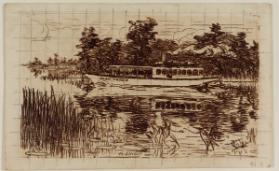 Boat in a River Landscape