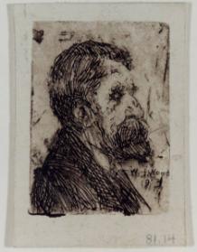 Profile of a Man with Beard
