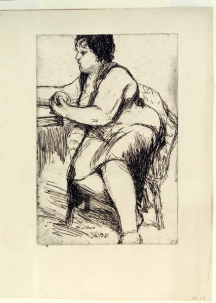 Woman in Armchair