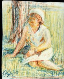 Untitled (seated woman)