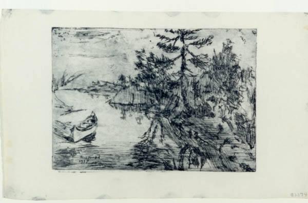 Canoe in a Landscape
