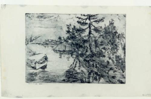 Canoe in a Landscape