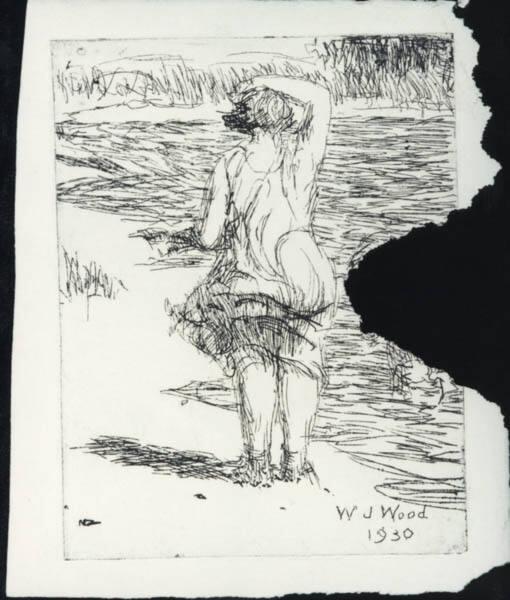 Untitled (woman bather)