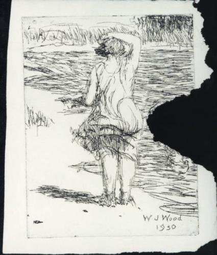 Untitled (woman bather)