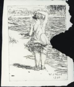 Untitled (woman bather)