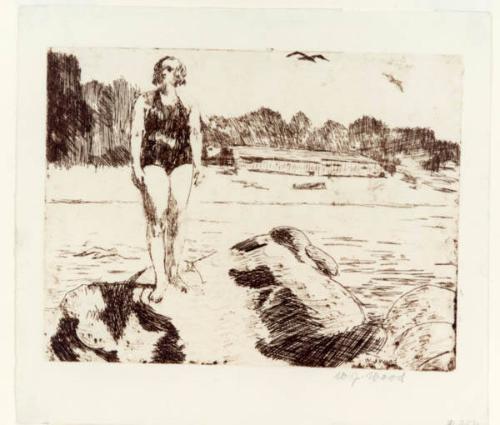 Woman at Beach