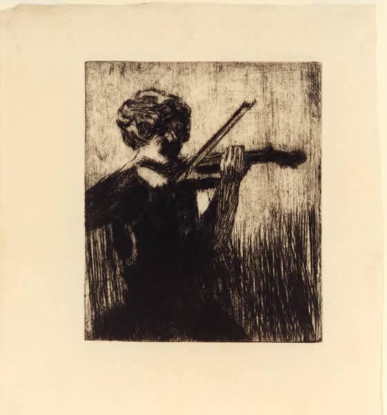 Woman Playing Violin