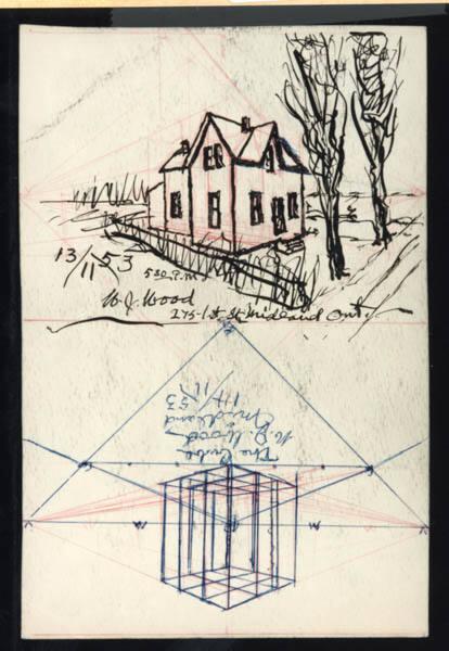 Untitled (page of sketches) (R); Untitled (V)