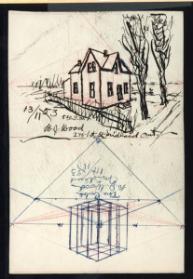 Untitled (page of sketches) (R); Untitled (V)